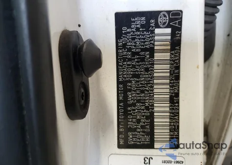 2010 Toyota Corolla Base z USA, uszkodzony, nr VIN 2T1BU4EE2AC503710